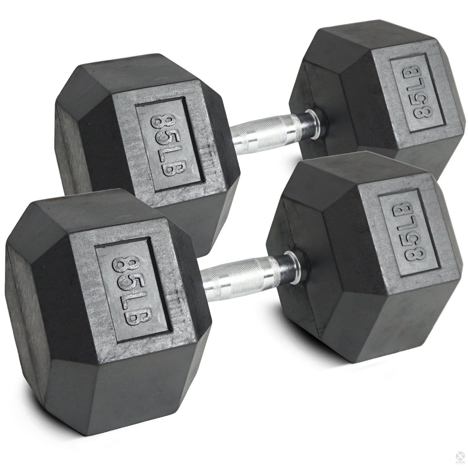 rubber hex dumbbell